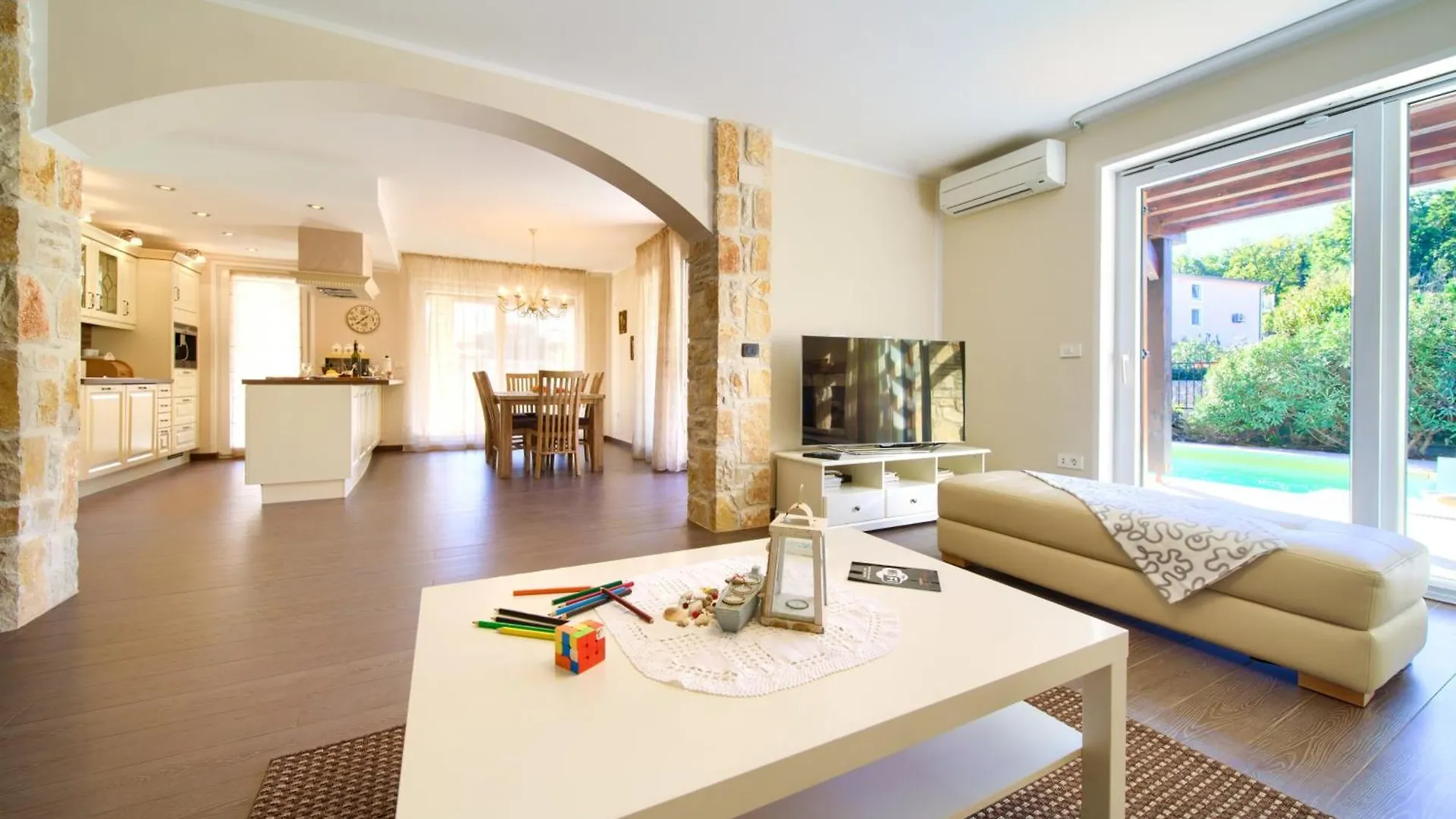Holiday House Seascape II With Heated Pool Near The Sea Malinska Villa