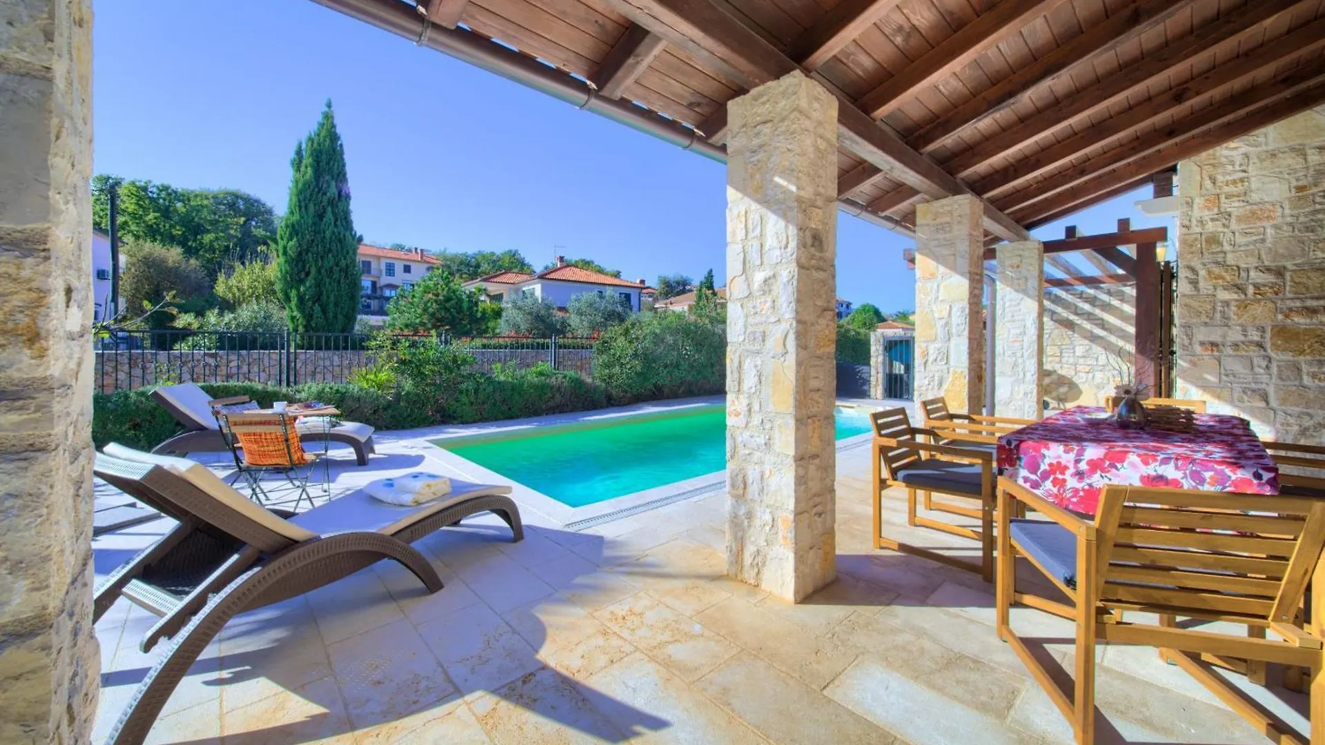Villa Holiday House Seascape II With Heated Pool Near The Sea Malinska Croatia