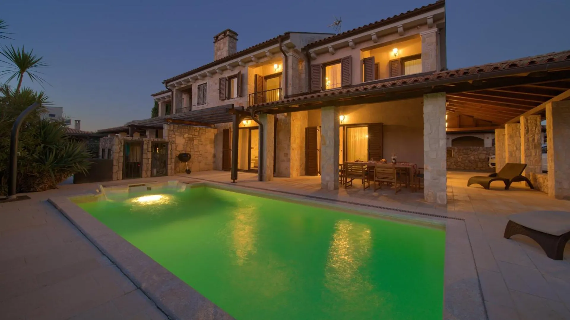 Villa Holiday House Seascape II With Heated Pool Near The Sea Malinska Croatia